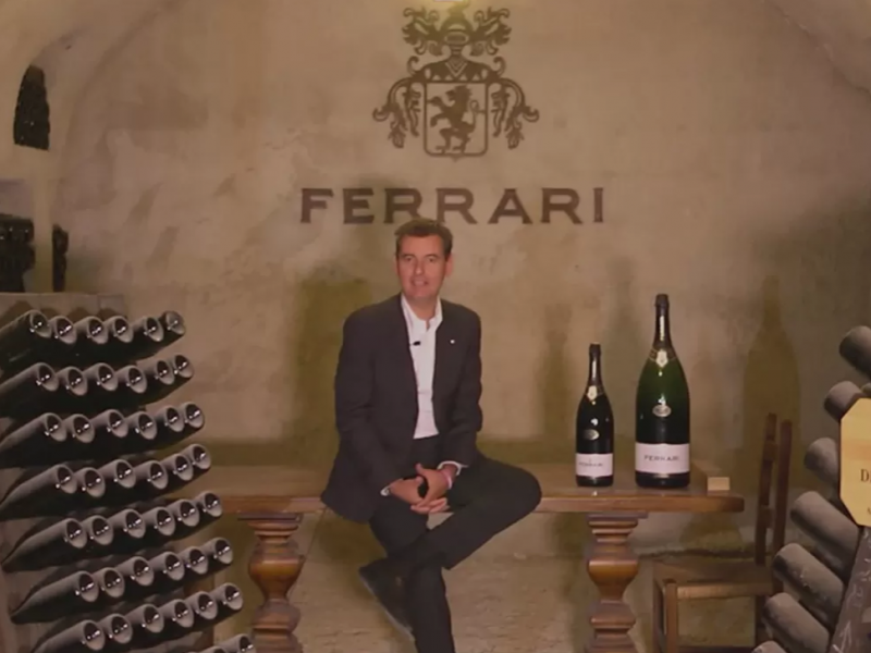 Visita in CANTINE FERRARI con MARCELLO LUNELLI!